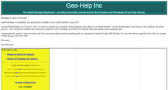 Desktop Screenshot of geohelp.net