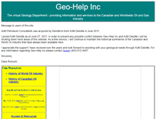 Tablet Screenshot of geohelp.net